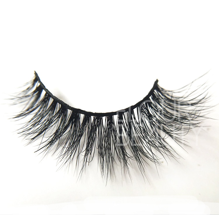 3D real mink permanent false eyelashes China manufactures EJ79